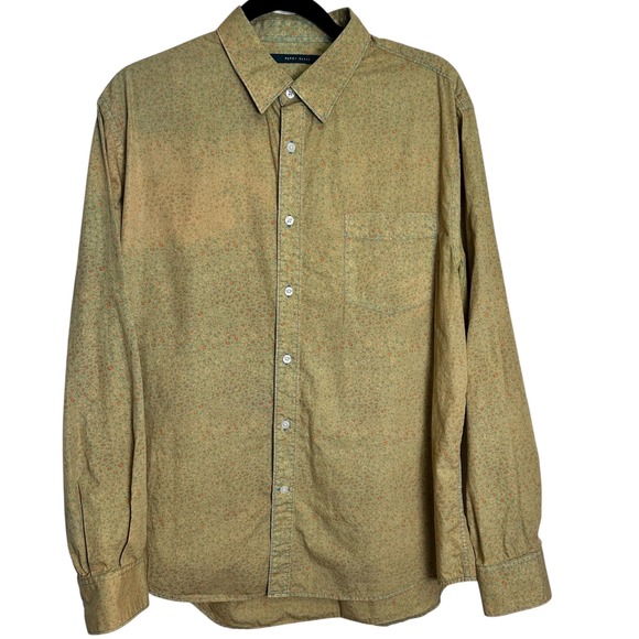 Perry Ellis XL Floral Print Button Down Long Sleeve Shirt Menswear - Picture 1 of 8